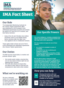 IMA Fact Sheet download